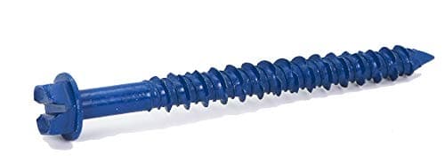 Confast 1/4" X 2-3/4" Hex Head Concrete Screw Anchor with Drill Bit (100 Per Box)