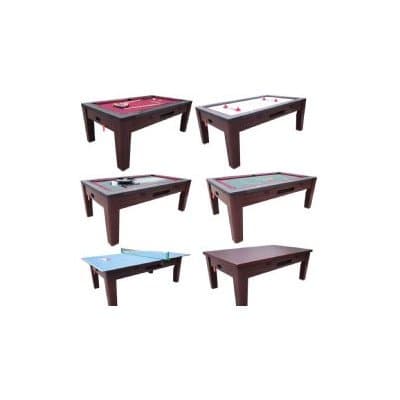 6 in 1 Multi Game Table Finish: Espresso