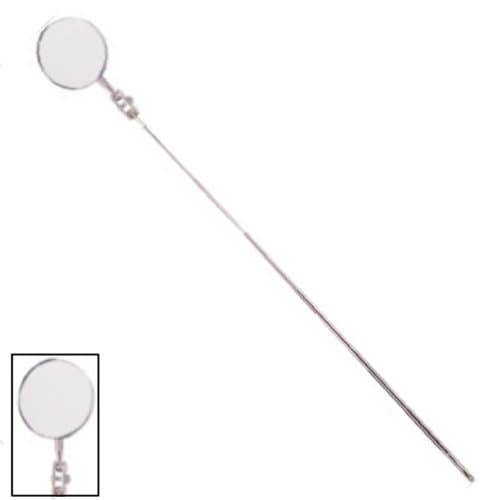 Large CIRCLE 2" Telescope Master Mechanic Inspection Tool Extended Telescoping Mirror 180 Degree Flexible Head for Checking Mechanical Electrical Parts -- Best on Amazon!