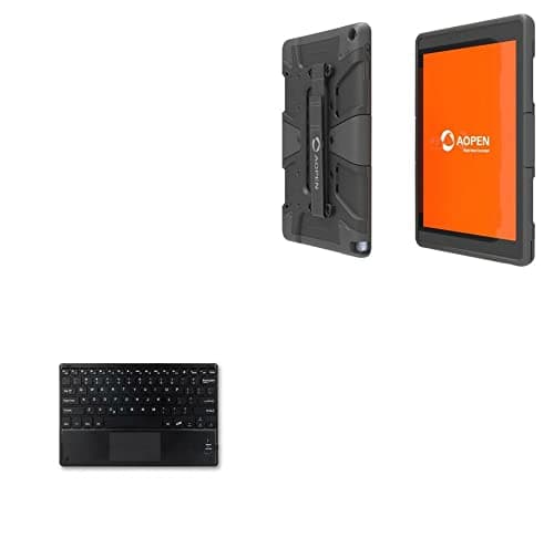 BoxWave Keyboard for AOPEN Chromebook Commercial Tab (Keyboard by BoxWave) - SlimKeys Bluetooth Keyboard with Trackpad, Portable Keyboard with Trackpad for AOPEN Chromebook Commercial Tab - Jet Black