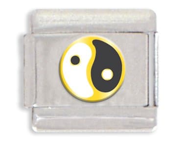 Yin Yang Italian Charm