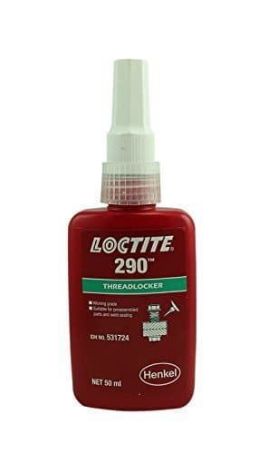 Loctite 290/50ML Threadlocking Adhesive, Medium/High Strength, 50 mL - 50 Pack