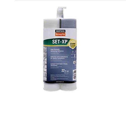 Simpson Strong-Tie Set-XP High-Strength Epoxy Adhesive 22 oz. (Pack of 2)