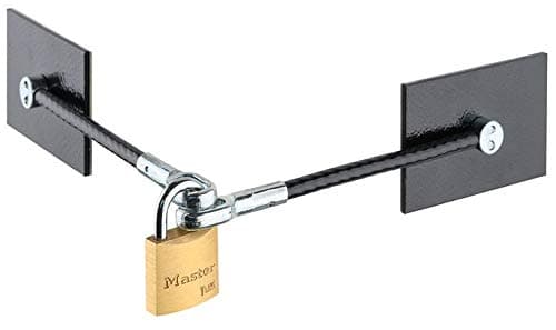 Marinelock Black Refrigerator Door Lock with Padlock