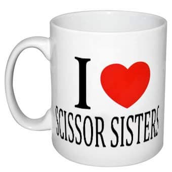 ECC60 I Love Scissor Sisters Mug, Ceramic