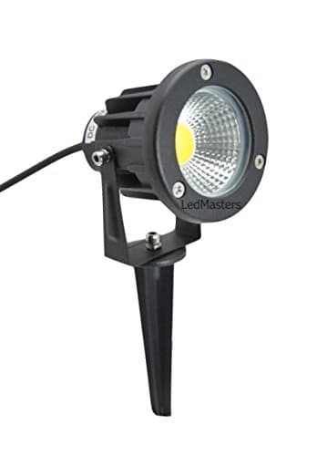 LP.Global Led 5w COB LED Landscape Spot Light Flat Spike Voltage: AC85-265V Cool Day White 6000k IP6 5240/400/560 Lumen Beam Angle: 45° Garden,Park, Driveway, Tree Flower Plant, Electric Cable Wire