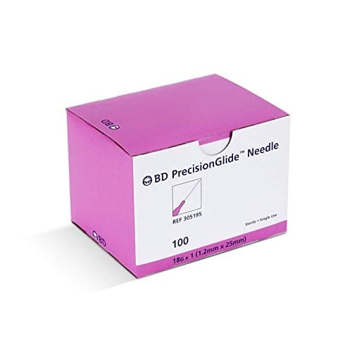 BD PrecisionGlide Needle, 18G 1in 305195