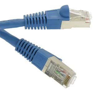 GadKo 3Ft Cat.7 SSTP Patch Cable 600MHz Molded Blue