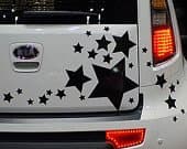 Star x25 set,Car,Decal, Sticker