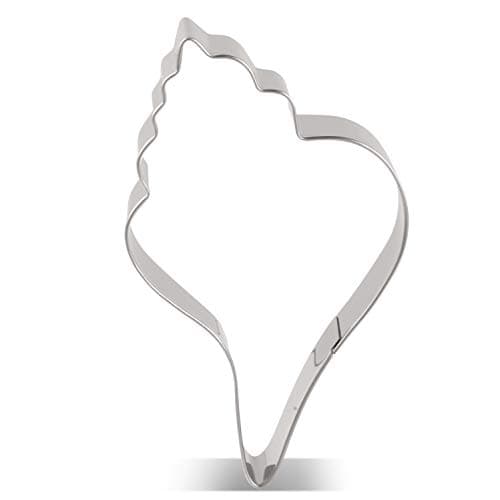 LILIAO Conch Shell Cookie Cutter - 2.7 x 4.1 inches - Stainless Steel