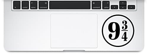 Platform 9 3/4 Decal Laptop Sticker Compatible with MacBook Retina, MacBook Air, MacBook Pro Wicked Decals