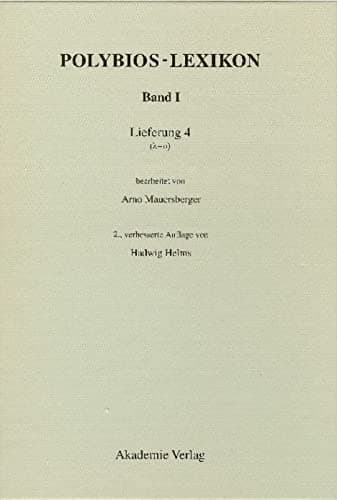 Polybios-Lexikon, Band I, Lieferung 4 (lambda-omikron): 1