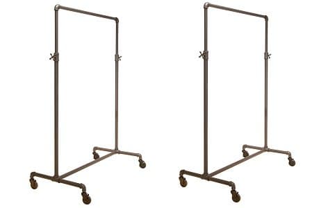 Econoco Pipeline Adjustable | 2-Way Ballet | Vintage Rolling Rack (2-(2-Way Ballet))