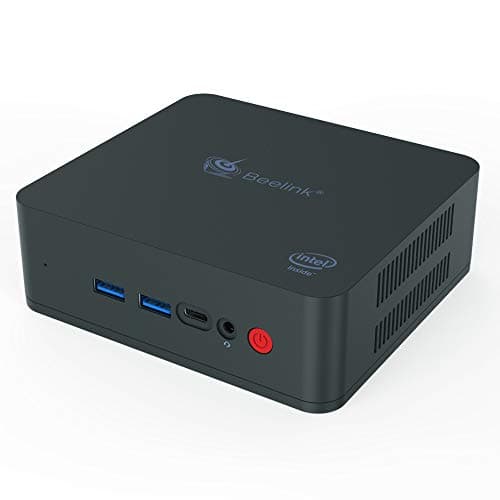 Beelink U55 Mini PC Intel Core-I3 5005U HD Graphics 5500 Windows 10 Mini Desktop Computer,8GB RAM/256GB SSD[Supports Extended RAM & SSD] Dual HDMI/Dual Wi-Fi/1000M LAN/Fan/Type-C