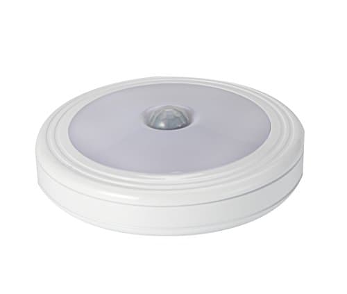 Aufitker Motion Sensor Light, Cordless Battery-Powered LED Night Light, Stick-Anywhere, Closet Lights Stair Lights, Safe Lights for Hallway, Bathroom, Bedroom, Kitchen, etc.(Round-WarmWhite)