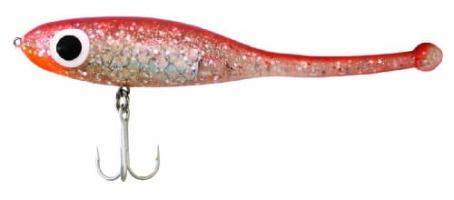 Paul Brown 4-7/8-Inch Devil Salt Water Trolling Lure, 5/8-Ounce, Copper Top Silver Finish