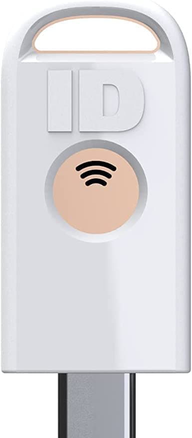 IDENTIVuTrust FIDO2 NFC Security Key USB-C Token for Registration (FIDO, FIDO2, U2F, PIV, TOTP, HOTP, WebAuth) - 905602