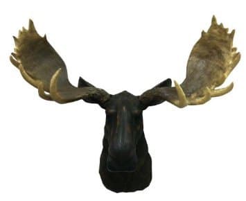 GARDENGREETERS MOOSE HEAD WALL MOUNT DECOR MOOSE HEAD Statue