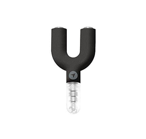 Roam Elements Twin Headphone Splitter Cable for 3.5mm Aux Input for Earphones, Speakers or MP3 Players - Compatible with iPhone, iPad, Samsung, and Android Smartphones - Black