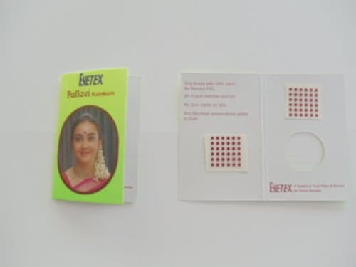 Eyetex Pallavi Sticker Red small