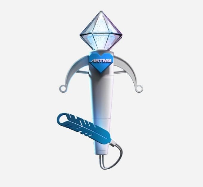 Dreamus Official K-POP Light Stick - White - LED - Plastic - Battery Powered