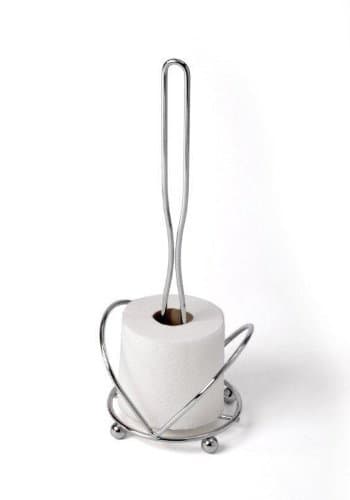 CHROME TOILET ROLL HOLDER