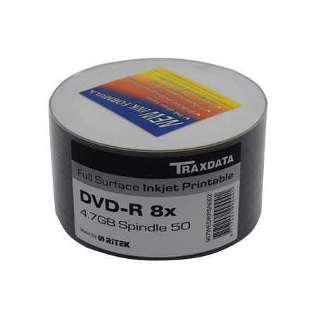Ritek-Traxdata Fullface Printable 16x 50pk DVD-R