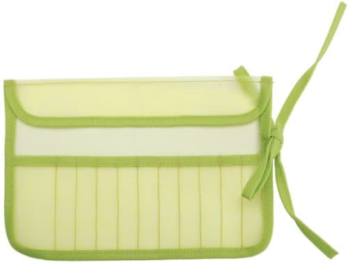 Mesh Crochet Hook Roll Up Case 9-3/4X7-1/4