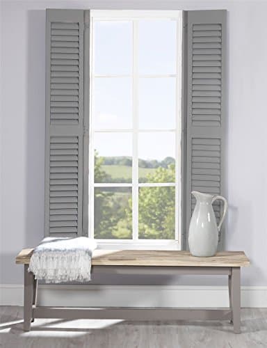 DOVE GREY dining bench with very solid hardwood seat, QUALITY kitchen dining table wooden bench, 140cm long. Very sturdy. QUALITY kitchen furniture