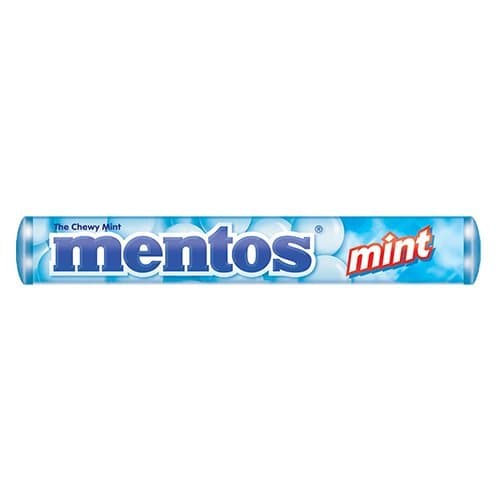 Mentos Mint Chewy Dragees Box Pack 16Pc,150 Gram