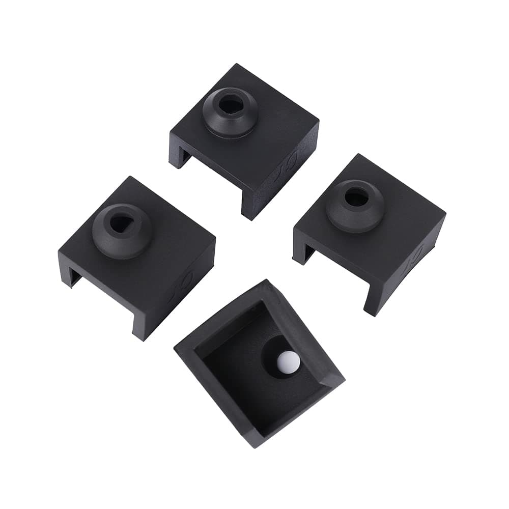 Comgrow 4PCS Creality 3D Printer Hotend Silicone Sock Heater Block Silicone Cover for Creality Ender 3 Ender 3 Pro Ender 5 CR-10 10S S4 S5