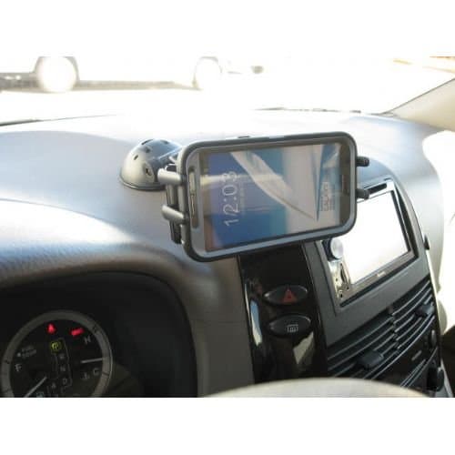 High Grade Car Dash Holder / Windshield 360 Degree Cradle Mount for Sony Xperia Z1 / Xperia Z1 Ultra (Accommodates Skins, Bumpers or Rugged Cases)