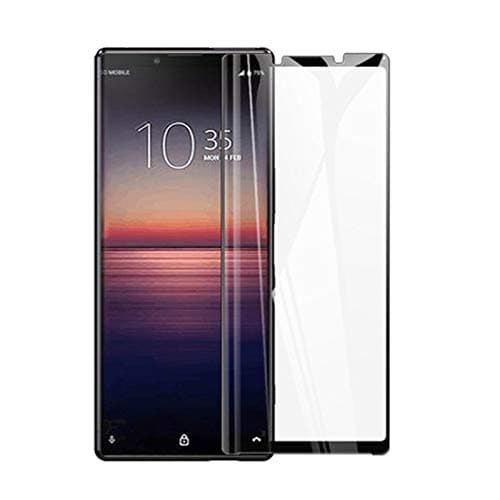 3D Screen Protector Full Curved Edge To Edge Protection Tempered Glass For Sony Xperia 1 Ii/Sony Xperia 1 2 / Sony Xperia 1 Ii(2) Black for Smartphone