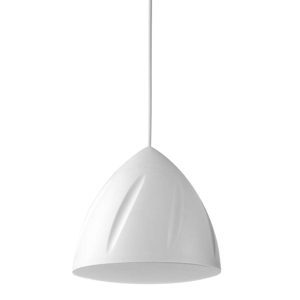 Power Dynamics Pendant Speaker System - 10 x 5.25" White Speakers & 4-Zone 360W Mixer Amplifier, Background Music & Warehouse PA Audio for Commercial, Retail, Church, Restaurant Installation