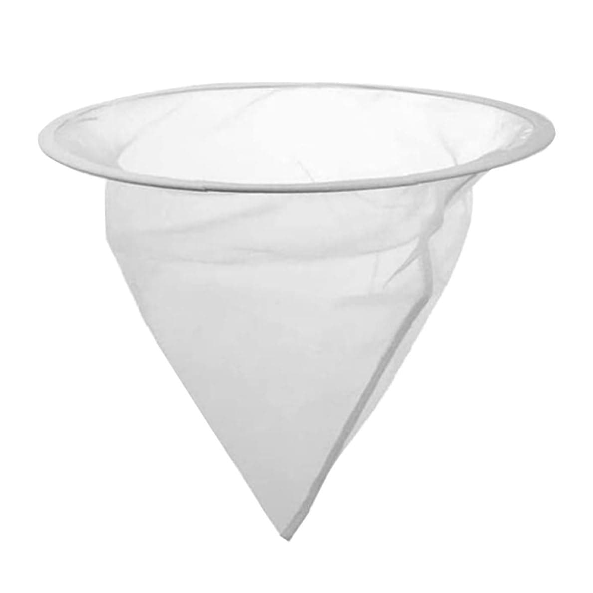 Honey Filter Cone Fine Mesh Strainer Net Apiary Beekeeping Sieve Equipment Tools White