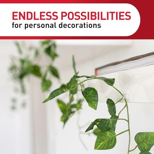 Command Indoor Mini Light Clips - 45 Clear Clips and 54 Strips for Hanging Indoor Christmas Decorations and Lights