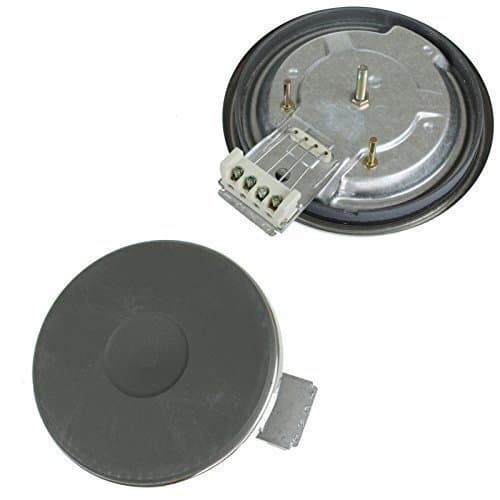 Qualtex Universal Hob Solid Hotplate Cooker Element, 145mm, 1000W, 8mm Rim, Universal Fitment