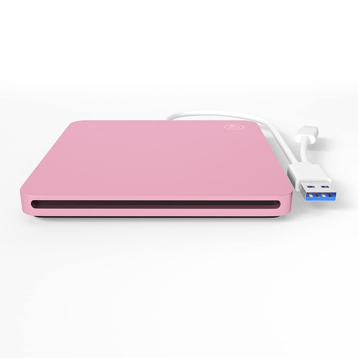External CD/DVD +/-RW Drive USB 3.0 Type-C, Ultra Slim Portable CD ROM Writer,Portable DVD CD Burner Optical Drive/Player for MacBook Pro, Air, iMac, Windows 11/10/8/7 Laptop (Pink)