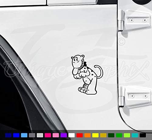 Unique Graphix - Eugene Vinyl Decals 1 Pair Left and Right