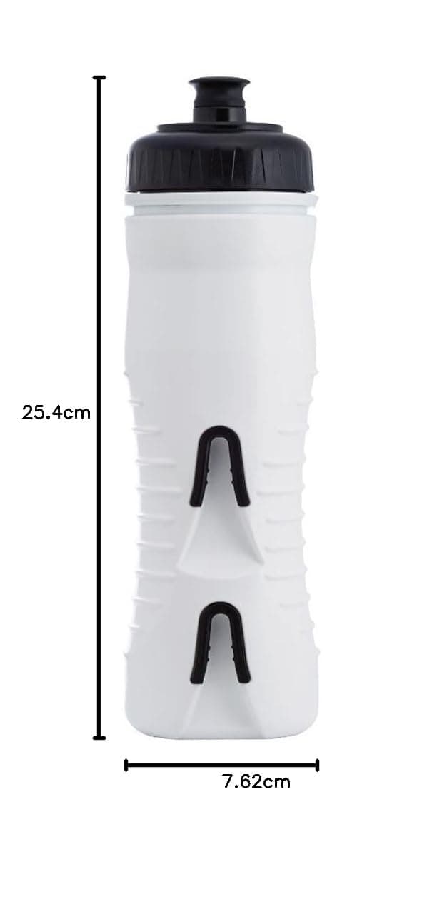 Fabric Insulated Bottle 600 ml White
