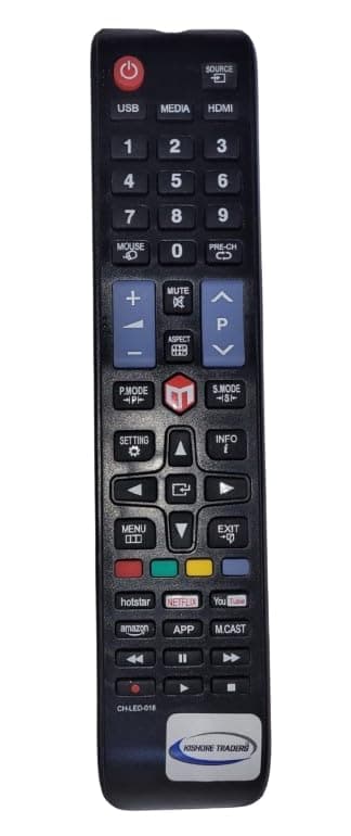 Compatible Tv Remote Control for SkyWall Led Tv (Please Match Your Old Remote with Given Image for Work It Must Be Exactly Same As Shown in Image)