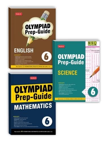 Olympiad Prep-Guide Class 6, IMO-NSO-IEO Chapterwise Previous Year Question Paper For 2022-23 Exam, Set of 3 Books (Mathematics, Science, English) Product Bundle – 13 April 2022