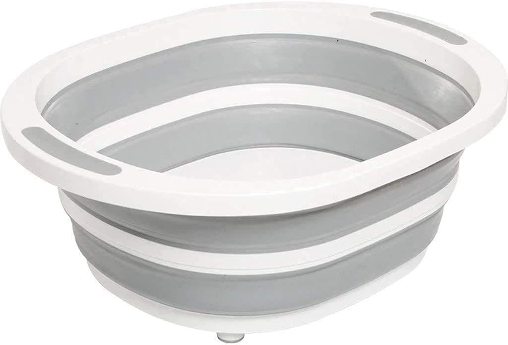 SASHTECH 2 in 1 Collapsible Vegetable Fruit Strainers Wash Basin Bucket/Basket – Colander - Chopping and Cutting Board - Ice Bucket - Sink Bowl - Folding Drain Tub