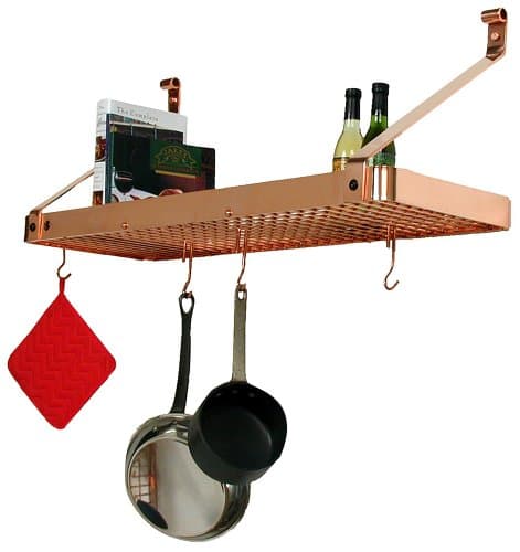 Enclume Deep Bookshelf Premier Wall Rack, Copper