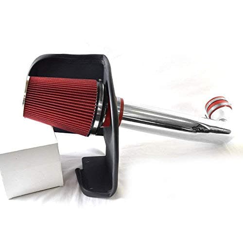 3.5" Performance Cold Air Intake with Heat Shield Kit + Air Filter Compatible for 09-13 Cadillac Chevy/Silverado 1500 /GMC Sierra/Yukon XL 5.3L 6.0L