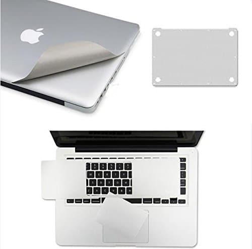 Pashay Full Body Protector Macguard for Apple MacBook Pro 13" Silver (Palmguard+Front+Back Cover+Screen Guard)