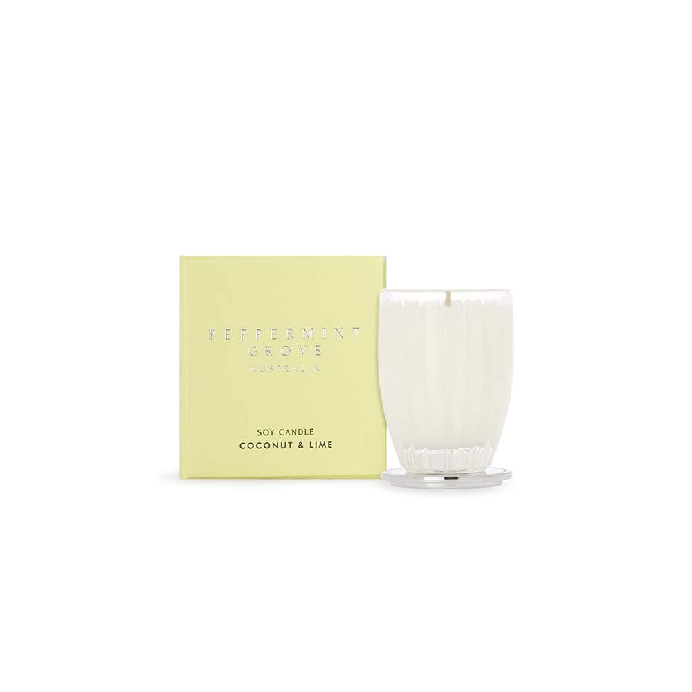 Peppermint GroveCoconut and Lime Soy Candle 60gr