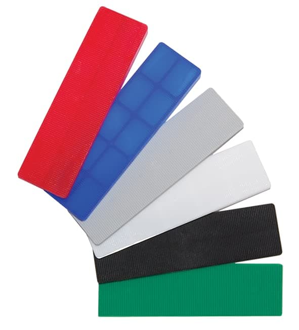 AF4F 28mm x 100mm (100, Mixed 1-6mm) Assorted Window Glazing Glass Flat Plastic Packers Several Sizes Variations Available