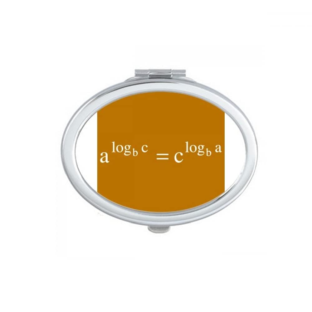 Mathematical Formula Expressing Computational Equivalence Mirror Portable Fold Hand Makeup Double Side Glasses