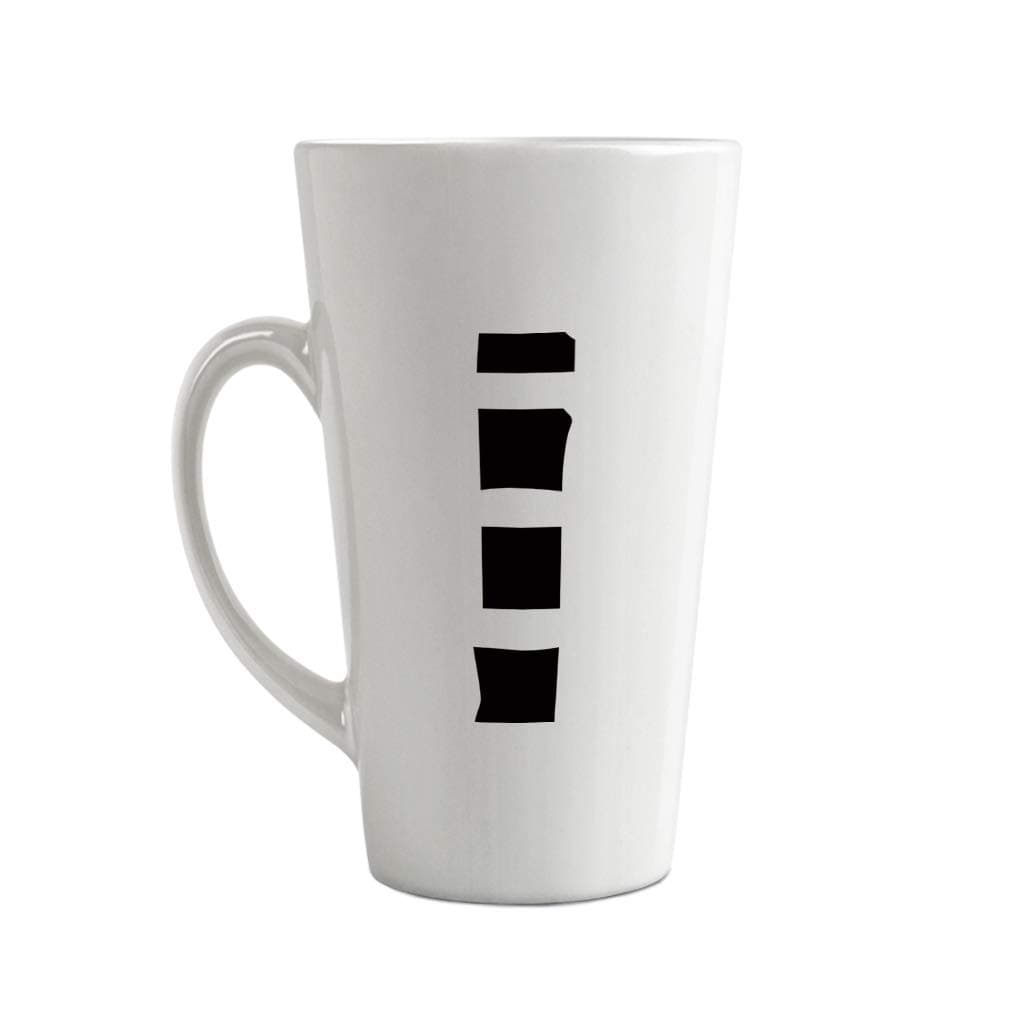 Ceramic Custom Latte Coffee Mug Cup"I" Jailbird Initial Monogram Letter I Tea Cup 17 Oz Design Only